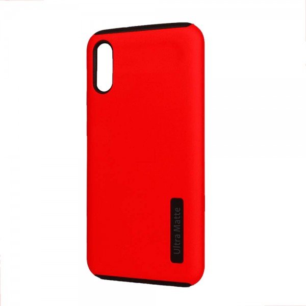 Wholesale Ultra Matte Armor Hybrid Case for Samsung A01 Core (Red)